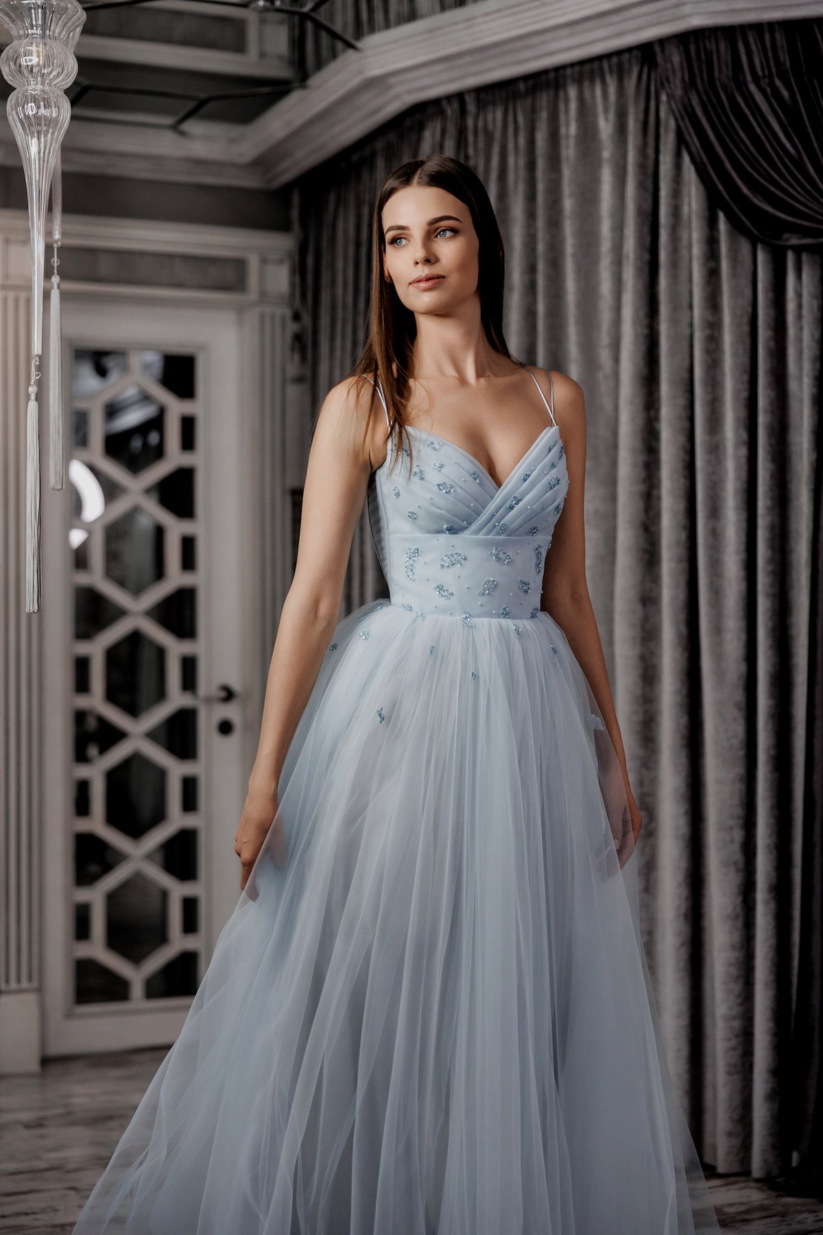 Вечернее платье Rud maxi blue купить в Краснодаре бутиках Кукла